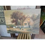 Голяма картина масло на платно Испания - 3760